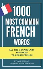 1000 most common French words