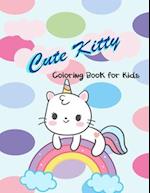 Cute Kitty coloring book for kids