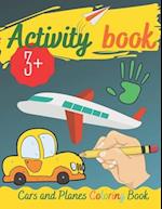 Activity Book - Cars and Planes Coloring Book