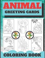 Animal Greeting Cards Coloring Book