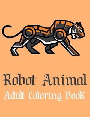 Robot Animal Adult Coloring Book