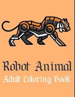 Robot Animal Adult Coloring Book