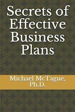 Secrets of Effective Business Plans