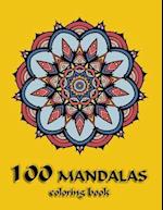 100 mandalas coloring book