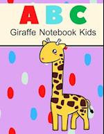 Giraffe Notebook ABC Kids