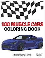 100 Muscle Cars: Coloring books, Classic Cars, Trucks, Planes Motorcycle and Bike (Dover History Coloring Book) (Volume 1) 