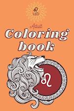 Leo Adult Coloring Book