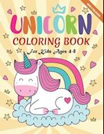 Unicorn Coloring Book For Kids Ages 4-8