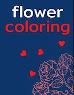 Flower coloring Design