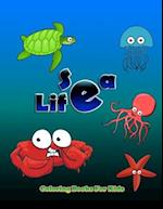 Sea Life Coloring Book