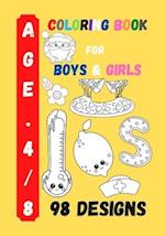 Coloring Book for Boys and Girls