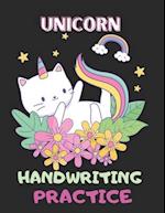 Unicorn Handwriting Practice