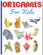 Origamis for Kids: color book | origami paper for kids under 8 | Ideal for a gift 