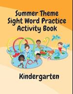 Summer Theme Sight Word Practice Activity Book