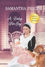 A Baby for Joy LARGE PRINT: Amish Romance 