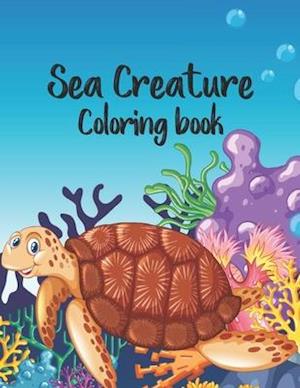 sea creature coloring book