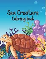 sea creature coloring book