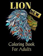 LION Coloring Book For Adults