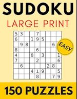 Sudoku Large Print. : Easy Puzzle Game Excellent for Seniors! One Puzzle Per Page. 