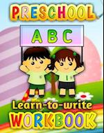 Perschool ABC Learn To Write Workbook