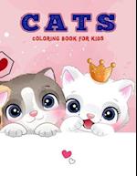 Cats Coloring Book For Kids