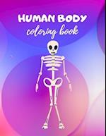 Human body coloring book