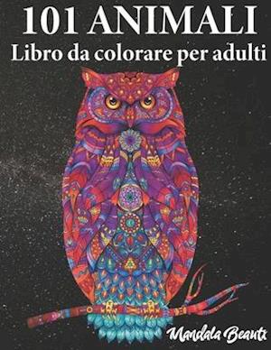 101 animali da colorare per adulti