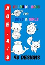 Coloring Book for Boys and Girls