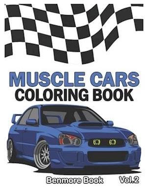 Muscle Cars: Coloring books, Classic Cars, Trucks, Planes Motorcycle and Bike (Dover History Coloring Book) (Volume 2)