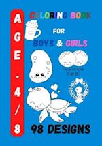 Coloring Book for Boys and Girls