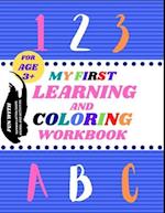 MY First Learning And Coloring Workbook