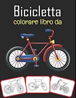 Bicicletta colorare libro da