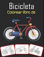Bicicleta Colorear libro de