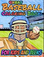Great Baseball Coloring For Kids and Teens