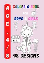 Coloring Book for Boys and Girls