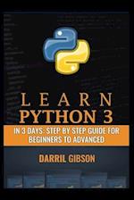 Learn Python 3 In 3 Days