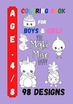 Coloring Book for Boys and Girls