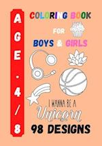 Coloring Book for Boys and Girls