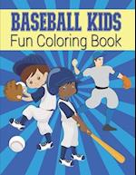 Baseball Kids Fun Coloring Book