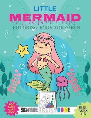 Little mermaid Coloring Book