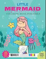 Little mermaid Coloring Book