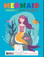 Mermaid Coloring Book For Girls