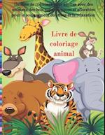 Livre de coloriage animal - Un livre de coloriage pour adultes avec des animaux des bois super mignons et adorables pour le soulagement du stress et l