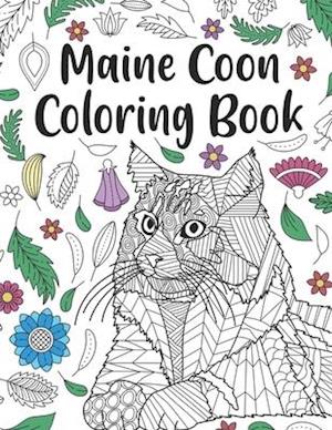 Maine Coon Coloring Book