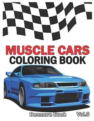 Muscle Cars: Coloring books, Classic Cars, Trucks, Planes Motorcycle and Bike (Dover History Coloring Book) (Volume 6)