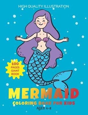 Mermaid Coloring Book For Kids