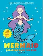 Mermaid Coloring Book For Kids