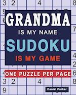 Grandma Is My Name Sudoku Is My Game