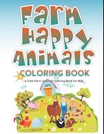 Farm Happy Animals Coloring Book