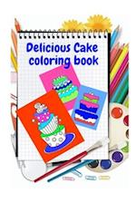 Cake coloring books for kids
